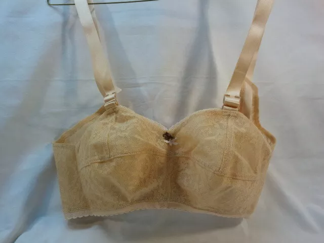 Ardyss White Lace Angel Bra Size 32EE Wireless Comfort New Without Tags 4  Hooks