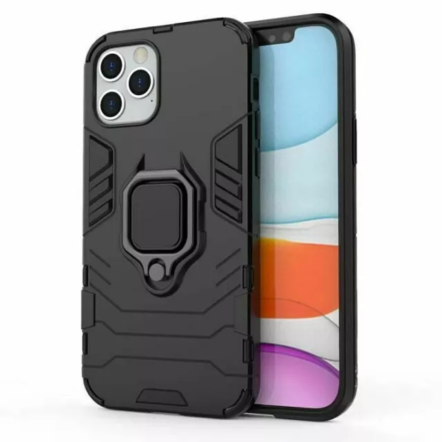 Carcasa Funda Anillo Imán Soporte Golpes Armadura para IPHONE 13 Mini 13 Pro Max