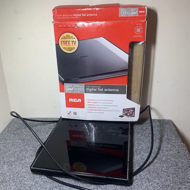 RCA Multi Directional Digital Flat Antenna HDTV Broadcast 1080