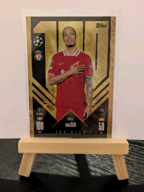 Topps Euro 2024 Sticker NED 2 - VIRGIL VAN DIJK in gold (D'occasion) à