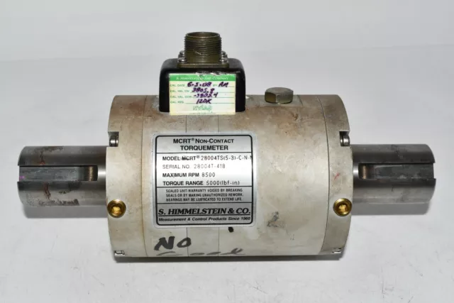 PARTS Himmelstein 28004TS(5-3)-C-N-N Mcrt Non-contact Torquemeter 8500rpm 5000lb