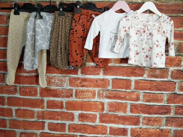Baby Girl Bundle Aged 3-6 Month Next Zara Etc Leggings Long Sleeve T-Shirt 68Cm