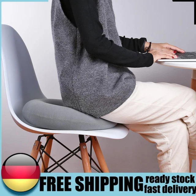 Hip Support Medical Hemorrhoid Seat Pad Inflatable Anti Bedsore (Grey) DE