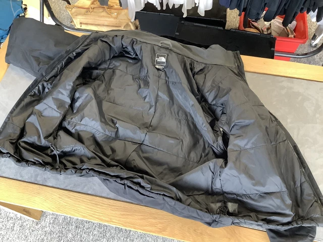 The north face mens hyvent waterproof jacket rain coat insulated with hood L 8