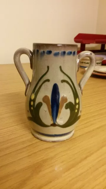 Torquay Mottoware 2 Handled Vase