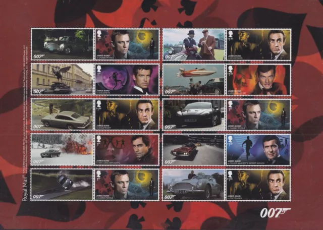 GB LS122 James Bond Collector Blatt MNH 2020