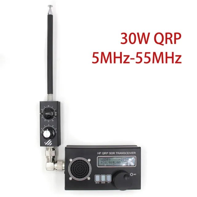 Antenna sintonizzata 5 MHz-55 MHz con adattatore sintonizzatore 20 W antenna a onde corte FM per UHF VHF