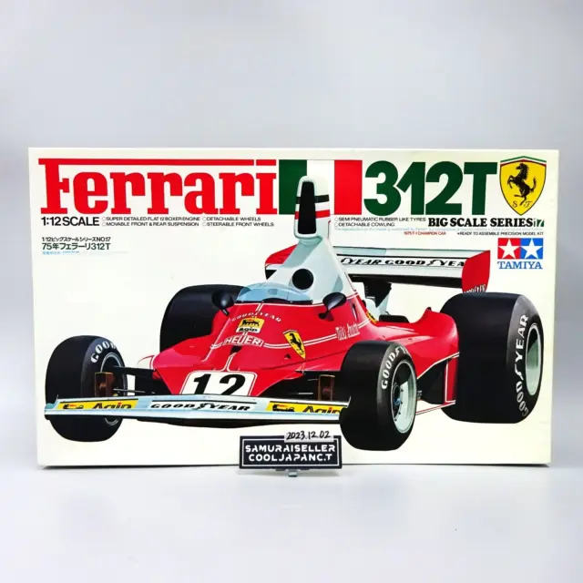 TAMIYA 1/12 FERRARI 312T Big Scale Series F1 Vintage Plastic model Kit NEW  $146.96 - PicClick