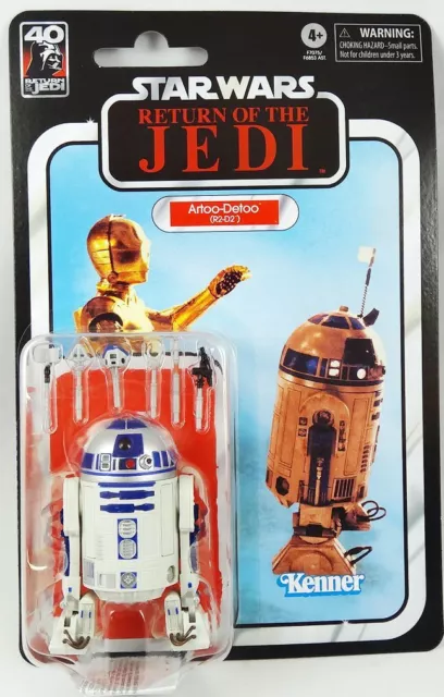 Star Wars The Black Series 6" - "40th Anniversary" Artoo-Detoo (R2-D2) (ROTJ)