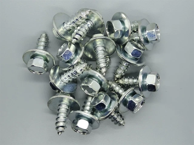 10 Pieces Screws Sheet Nut Underbody Fender Screw For BMW Opel Ford VW