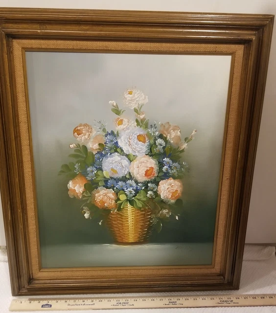 Original Oil Painting On Canvas 20" x 24" in frame- Signed by Berry