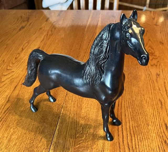 Peter Stone 1997 Horse Black Stallion Well Made Vintage Plastic Figurine Breyer