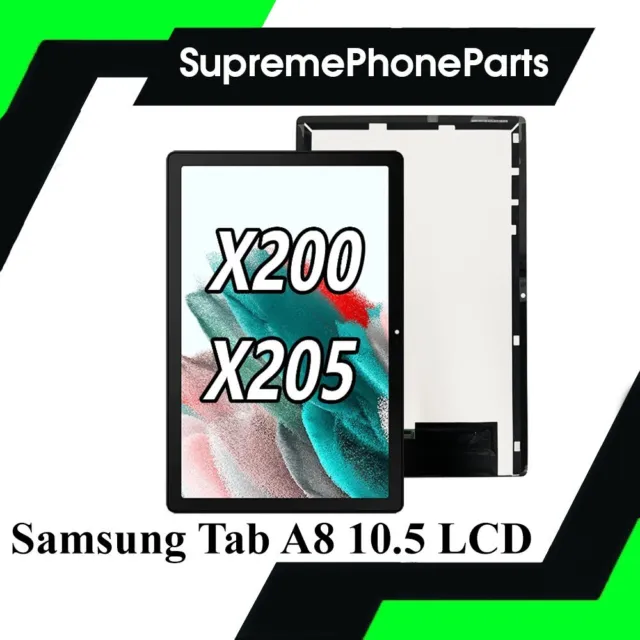For Samsung Galaxy Tab A8 10.5 2021 X200 X205 Black LCD Display Screen Digitizer