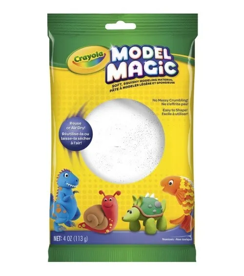 CRAYOLA MODEL MAGIC Classpack, White Clay, Modeling Clay - Case of 75  $44.00 - PicClick
