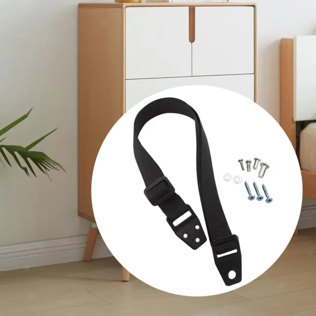 TV Safety Strap Furniture Anti Tip Strap for Dresser Shelves Baby Proofing