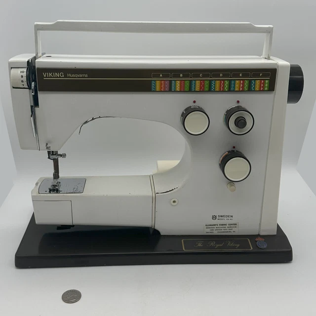 VINTAGE HUSQVARNA THE Royal Viking Sewing Machine Model 6440 PARTS