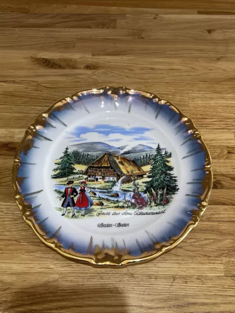 Winterling Schwarzenbach Bavaria Germany - Baden-Baden Decorative Plate