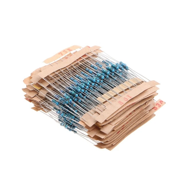 560 pz Suite Kit Resistenze Miste Assortimento Pellicole Metalliche