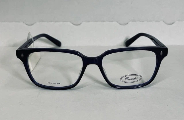 Lunettes Faconnable FT270 Titan - Monture Carrée Noire En Titane Et Acétate - Neuf Sans étiquette