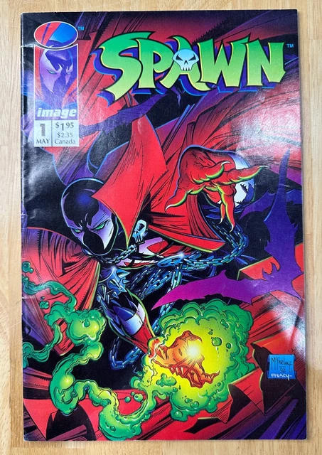 1992 Spawn Comic #1 "Questions" Todd McFarlane Image Comics Violator VINTAGE