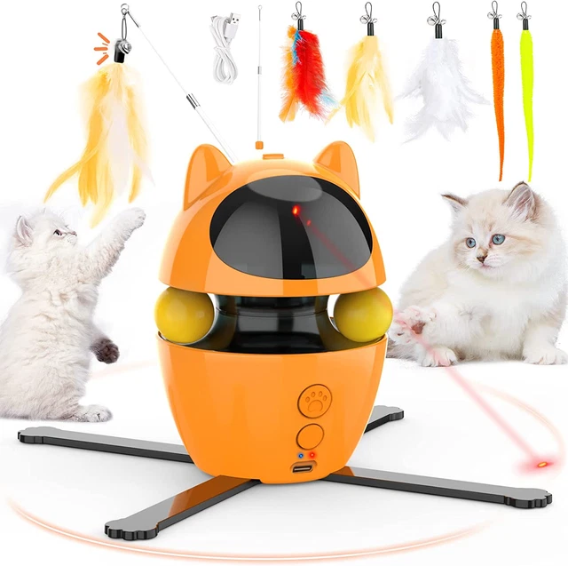3 En 1 Jouet Chat Interactif - Automatique Jouets Pour Chats Jeu Chat Avec USB