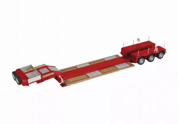 NZG for NOOTEBOOM PENDEL-X 3 axis Low loader Trailer 1/50 DIECAST MODEL TRUCK