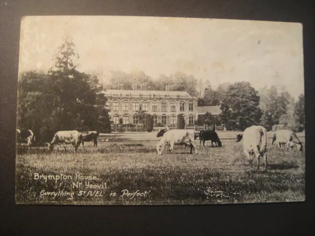 St Ivel Advertising Postcard Brympton House Near Yeovil  Cheese Butter Dairy