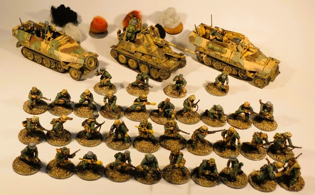Figurine 28mm StuG IV Allemand WW2 Peinte - Bolt Action - 1/56e