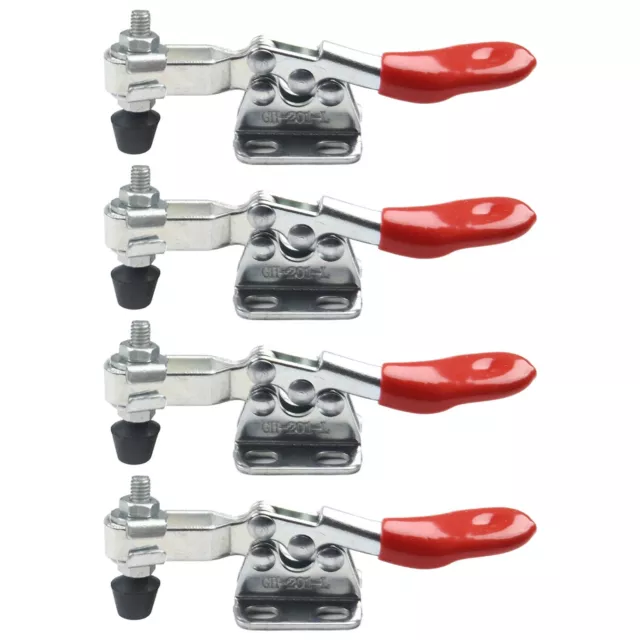 GH201L Toggle Clamp Hold Down Quick Release Tool Fixture 4 Pack 60lbs 27Kg