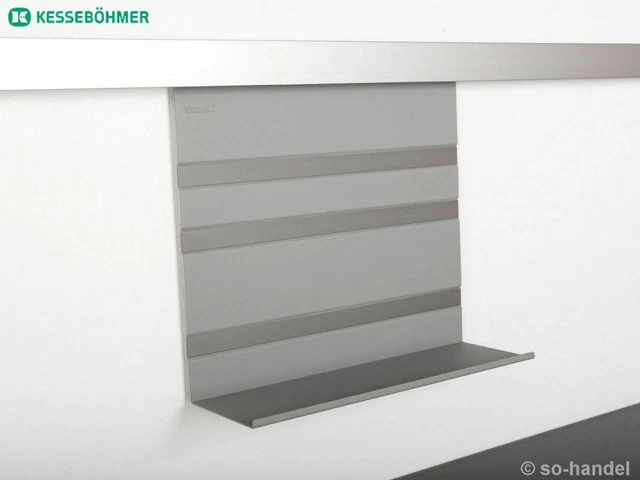 SO-TECH LED Küchenreling Groove – Aufhängeschiene Für Linero 2000, 600 Mm, 12V, In Edelstahloptik