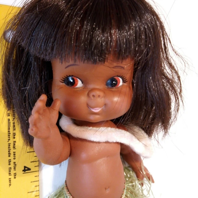 Hula Doll Shiba Vintage Hula Dancer 7 Inch Grass Skirt Falling Apart Hair Thinni