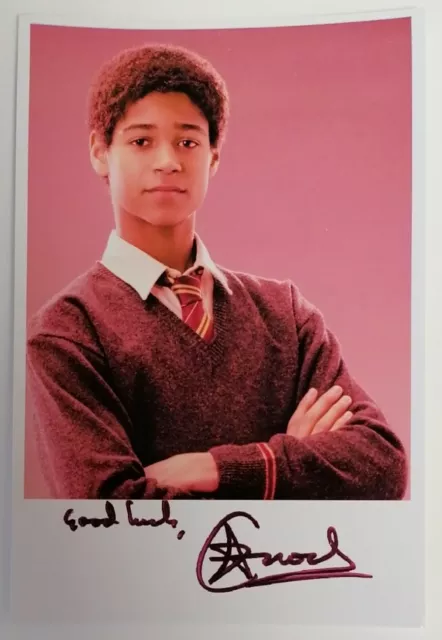 PRINT - Harry Potter 6"X4" Alfred Enoch Autograph Reprint Cast Photo Print