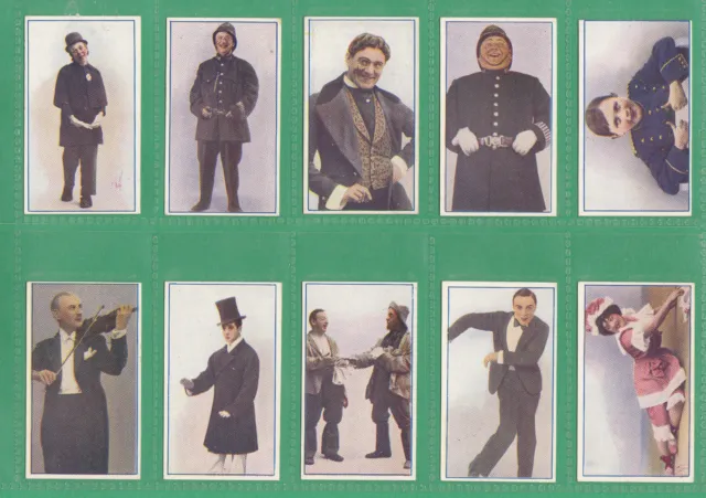 R.  &  J.  Hill  Ltd. - Rare Set Of 30  Music  Hall  Celebrities  Cards  -  1930
