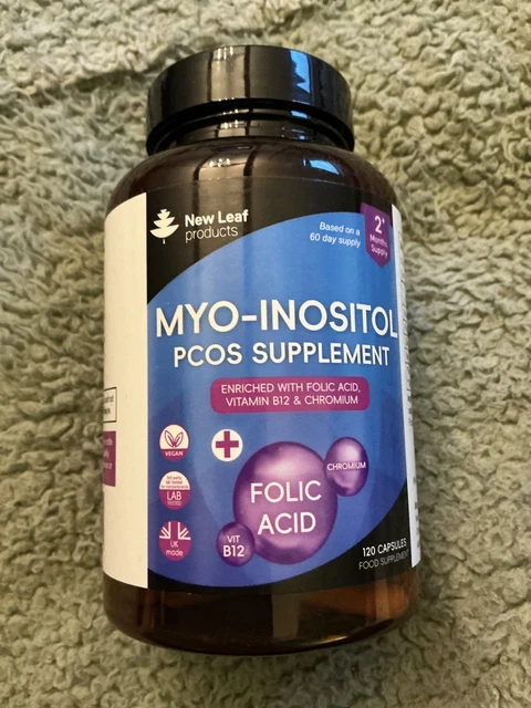 MYO-INOSITOL PCOS SUPPLEMENT - Myo Inositol Capsules + Folic Acid B12 ...