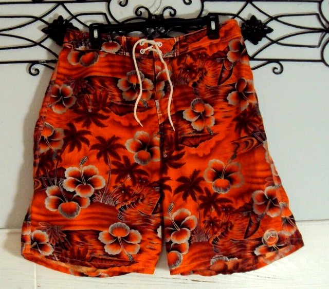 Rusty Swim Trunks Size 36 Waist Multicolored Floral
