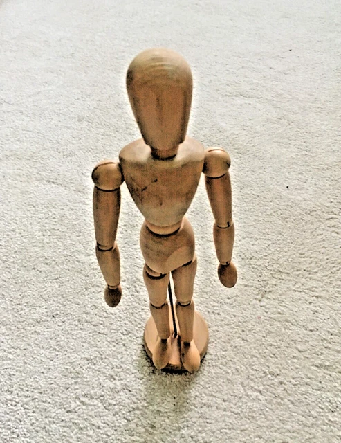 12 Zoll Künstler Holzpuppe - bewegliche verstellbare Gelenke menschliche Figur Zeichenhilfe