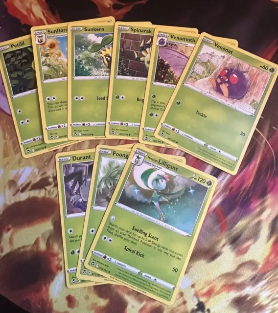 Pokémon cards bundle - 112 cards uncommon/common set - Silver Tempest - Mint.