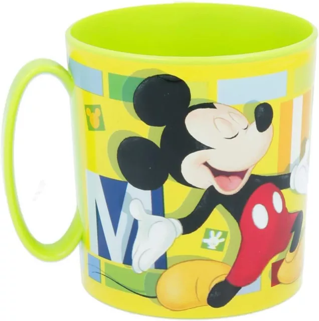 Mickey Mouse Plástico Verde Taza Microondas Compatible 2