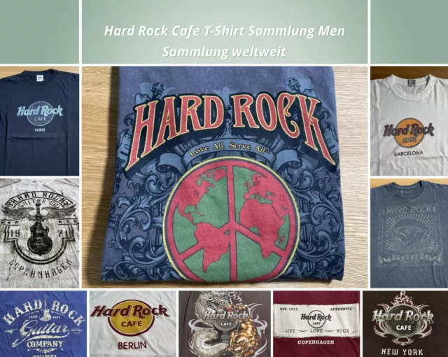 Hard Rock Cafe Herren T-Shirts Vintage M L XL Phoenix Paris Rome Las Vegas uvm.
