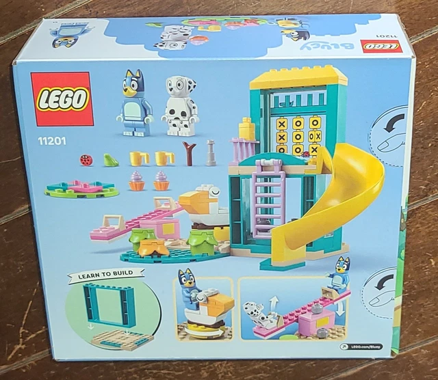 LEGO BLUEY (2025) 104pc PLAYGROUND FUN WITH BLUEY & CHLOE Building Set ...