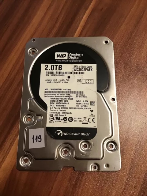 Western Digital Wd2002Faex-007Ba0 Pcb
