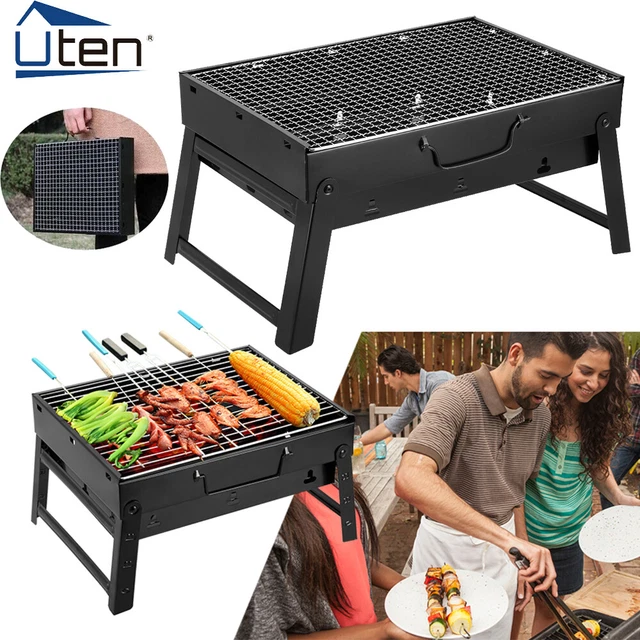 Holzkohlegrill Klein Barbecue grill Klappgrill Tragbarer Campinggrill Standgrill