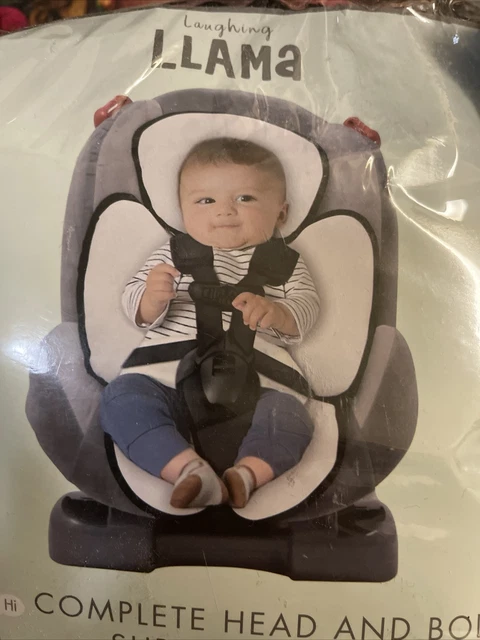 Laughing Llama Baby Head and Body Support Cushion for Car Seat or Stroller