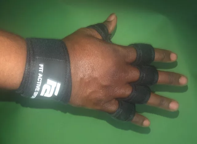 Fit Active Sports Weight Lifting Gloves For Workout Gym Cross Training  Sz S/M/L