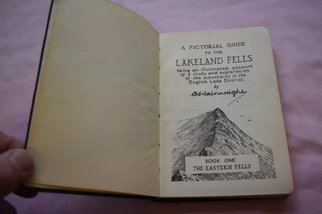 Pictorial Guide to The LAKELAND FELLS Book One - The EASTERN FELLS - Wainwright