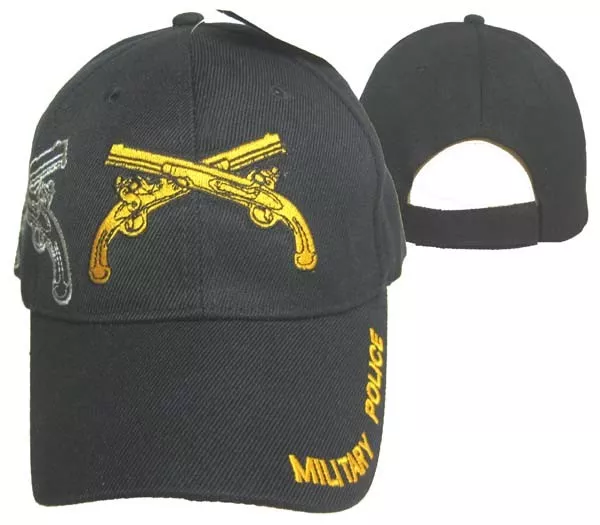 US ARMY Military Police Baseball Cap Black Military Hat