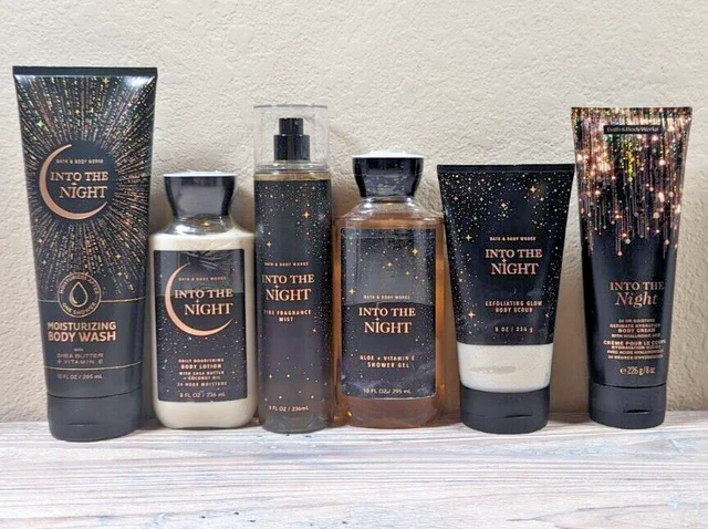 INTO THE NIGHT Bath & Body Works Body Care Gift Set - 6 Piece Set