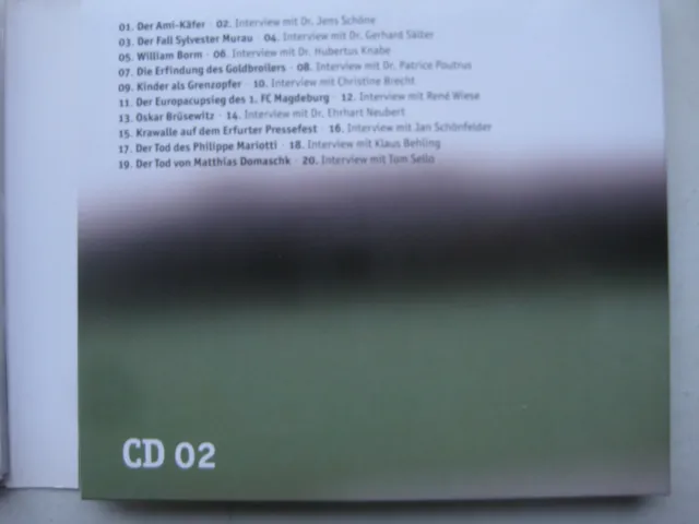 3 CDs DDR-Geschichte in Augenblicken Jugendweihe bis Biermann-Ausbürgerung MfS 3