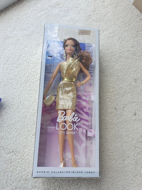 BLACK LABEL THE Look City Shine Brunette Barbie Doll. Nrfb. $149.00 -  PicClick AU