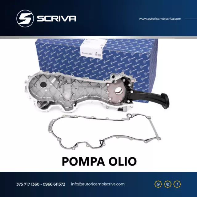 Pompa olio Fiat 1.3 multijet EURO 5 EURO6 Alfa Romeo Lancia con Sensore PIERBURG